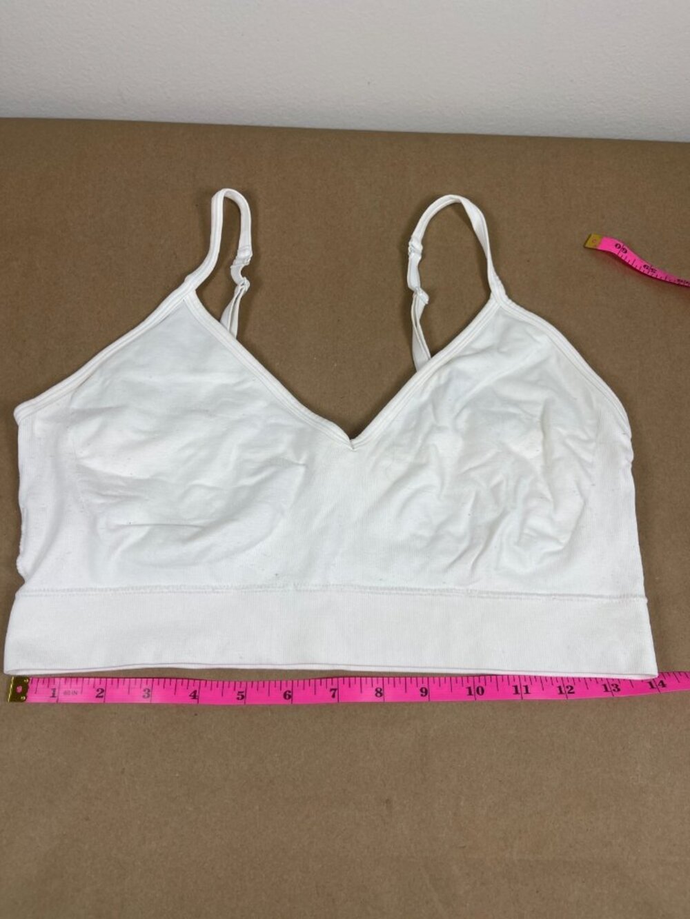 Secret Treasures XXL 2X White Seamless Bralette Wireless Comfort Bra